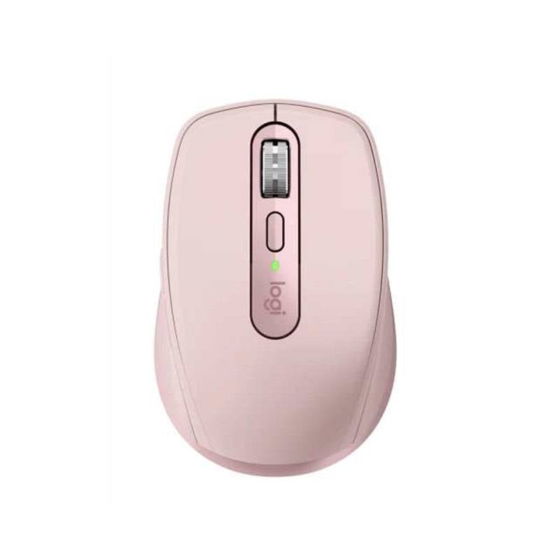 Ratón inalambrico Logitech  MX Anywhere 3S, Bluetooth, USB, 8000 dpi, Rosado