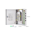 Fuente de Poder Panel de Distribucion T-Vision de 24V 20A, 18 Canales, 480W