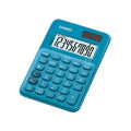 Calculadora CASIO de Mesa compacta  de 10 Digitos, TAX para calculo de impuestos, Azul