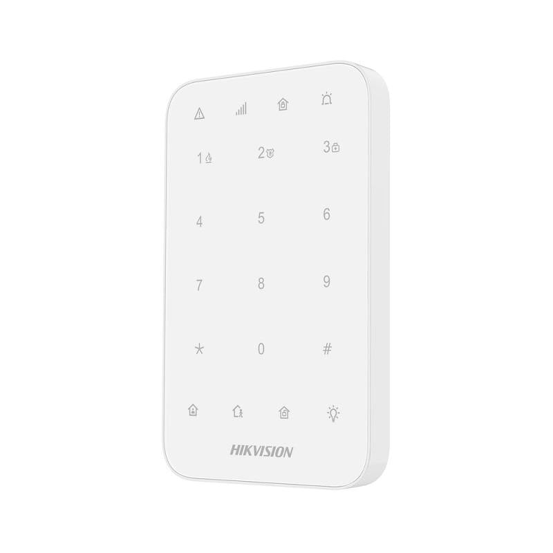 Teclado LED inalámbrico HIKVISION, para Armado y Desarmado, Funciones de Automatización y control de alarmas