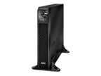 APC Smart-UPS SRT 1000VA - UPS (montaje en rack / externo) - CA 120 V - 900 vatios - 1000 VA - RS-232, USB - conectores de salida: 6 - PFC - 2U - negro