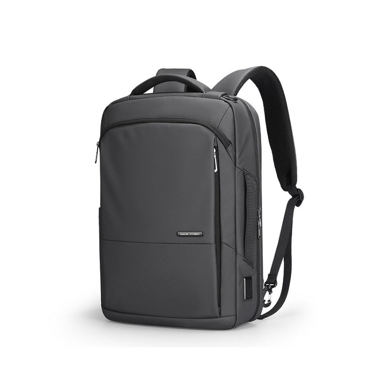 Mochila convertible Mark Ryden MR9533SJ-07, para laptops de hasta 15.6", Puerto USB y tipo C integrado , color gris