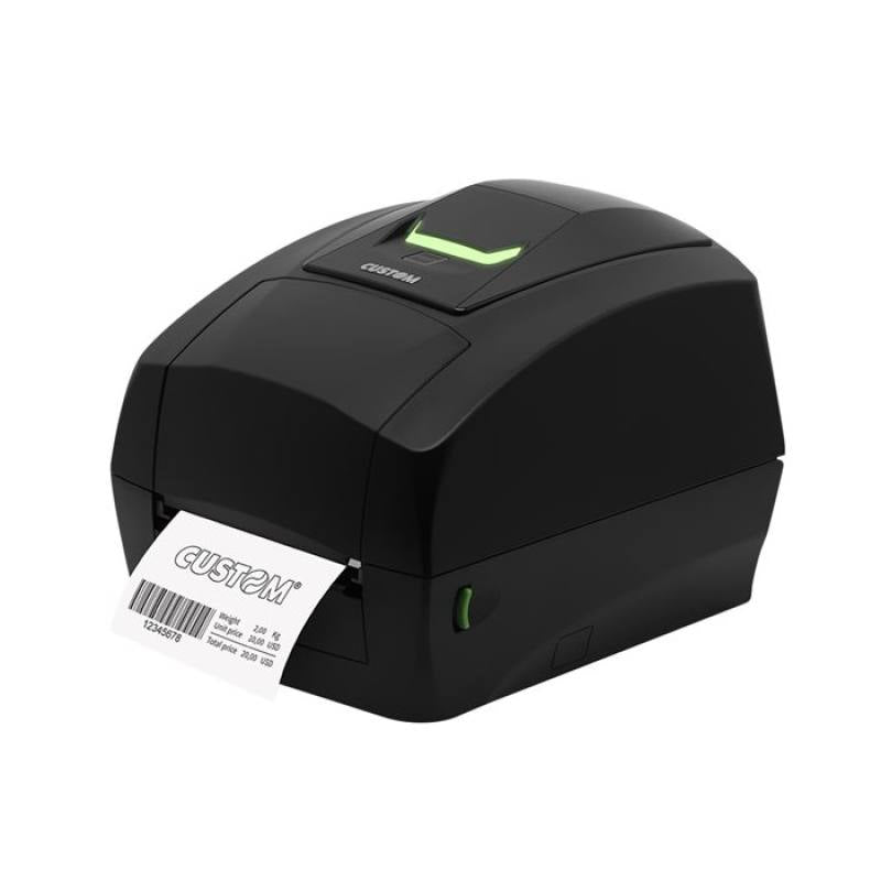 Impresora térmica de etiqueta Custom USA D4-102, Impresión Máx 127mm/s, Resolución 203dpi, USB 2.0, RS232D4