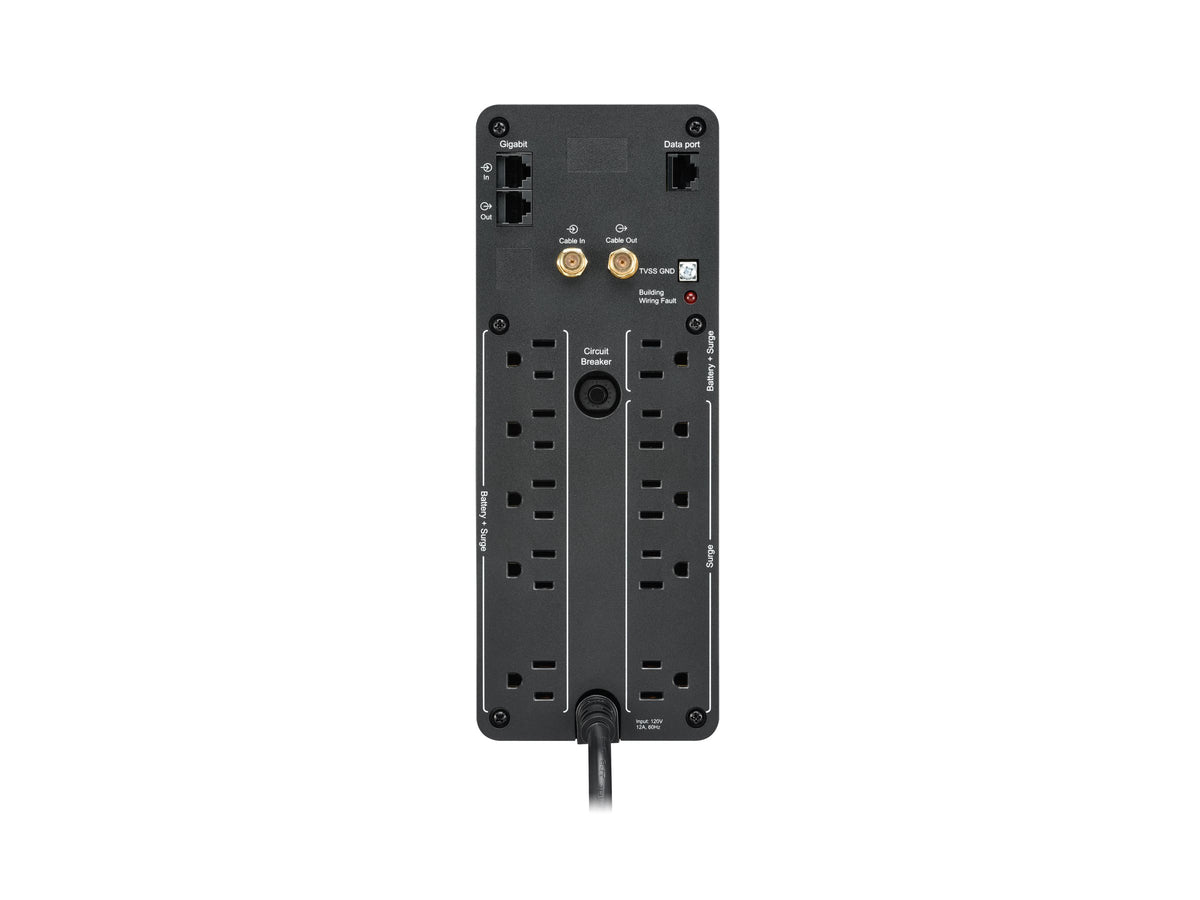 APC Back-UPS Pro BR1500M2-LM - UPS - CA 120 V - 900 vatios - 1500 VA - USB - conectores de salida: 10 - negro
