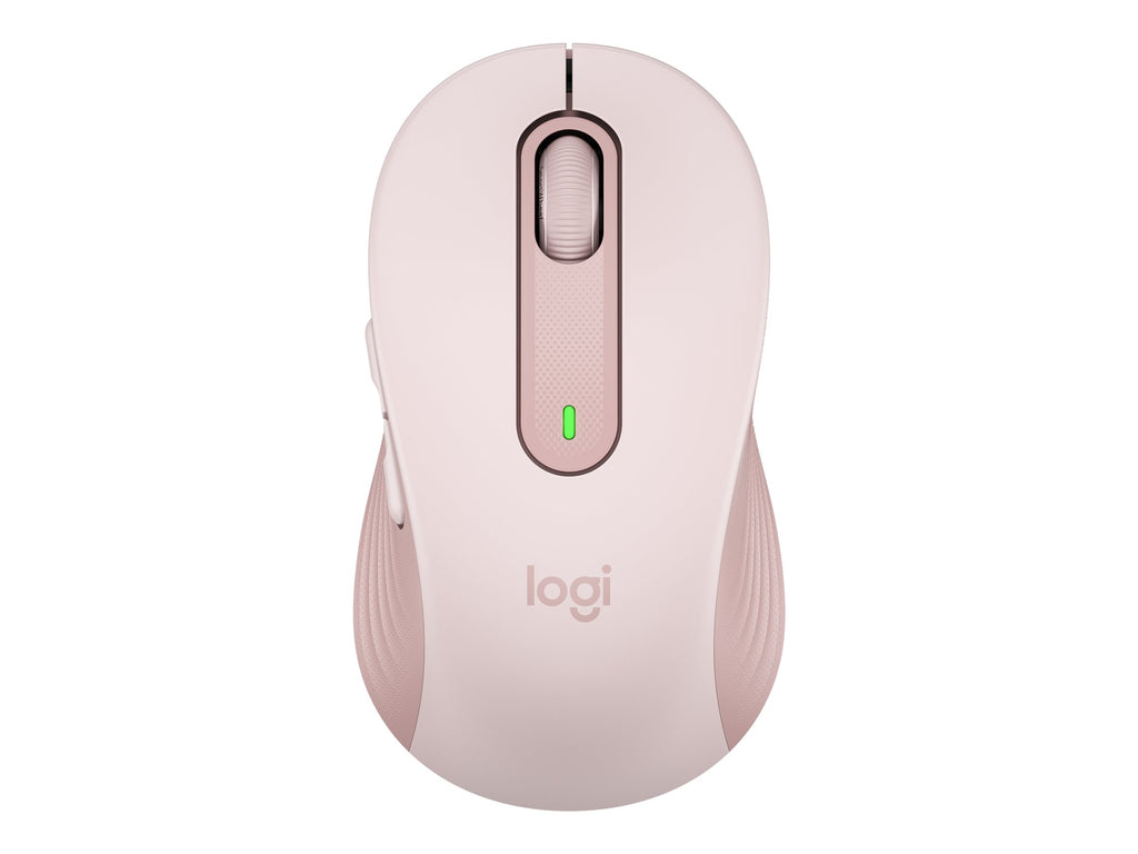 Logitech Signature M650 - Ratón - manos pequeñas - diestro y zurdo - inalámbrico - 2.4 GHz, Bluetooth - receptor de USB Logitech Logi Bolt - rosa