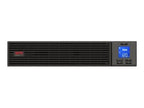 APC Easy UPS On-Line SRV3KRA - UPS (montaje en bastidor) - CA 120 V - 2400 vatios - 3000 VA - RS-232, USB - conectores de salida: 7 - 2U - 19" - con kit del riel