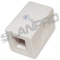 Cajilla Superficial RED RJ45 / TELEFONO 1 SALIDAS
