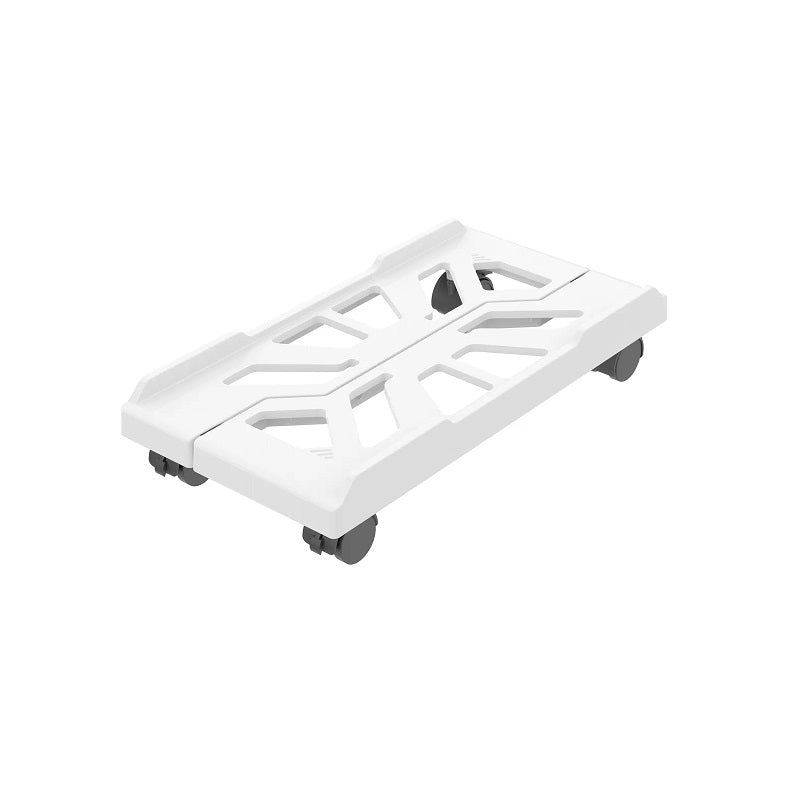 Base T-VISION para ordenador, ajustable con ruedas, Blanco