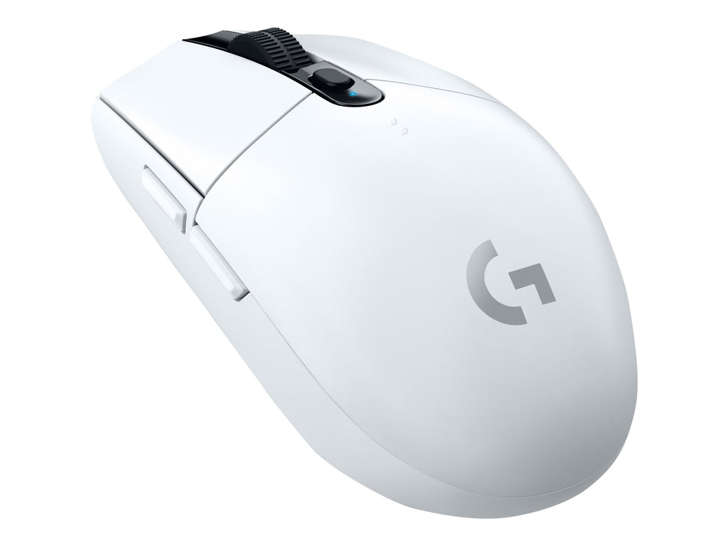 Logitech G G305 - Ratón - óptico - 6 botones - inalámbrico - 2.4 GHz - receptor inalámbrico USB - blanco