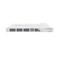 Switch GIGABIT MIKROTIK (CRS328-4C-20S-4S+RM) de 28 Puertos, 4 puertos combo TP/SFP, 20 Puertos SFP y 4 Puertos SFP+, rack