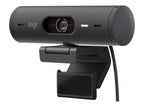 Logitech BRIO 500 - Webcam - color - 4 MP - 1920 x 1080 - 1080p, 720p - audio - USB-C