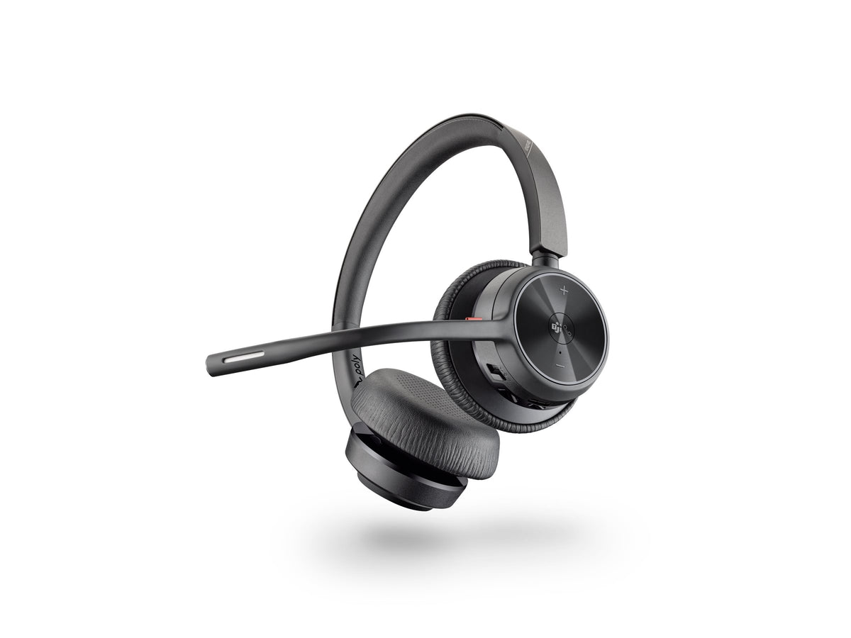 Poly Voyager 4320-M - Auricular - en oreja - Bluetooth - inalámbrico, cableado - USB-A a través de adaptador Bluetooth - negro - Certificado para Equipos de Microsoft, Certificado por Zoom