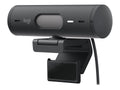 Logitech BRIO 500 - Webcam - color - 4 MP - 1920 x 1080 - 720p, 1080p - audio - USB-C