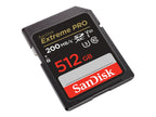 SanDisk Extreme Pro - Tarjeta de memoria flash - 512 GB - Video Class V30 / UHS-I U3 / Class10 - SDXC UHS-I
