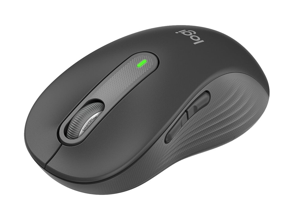 Logitech Signature M650 - Ratón - diestro - inalámbrico - Bluetooth - receptor de USB Logitech Logi Bolt - grafito
