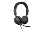 Jabra Evolve2 40 SE UC Stereo - Auricular - en oreja - cableado - USB-A - aislamiento de ruido - optimizado para UC