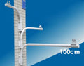Soporte T-VISION para cámaras de monitoreo, extensión para exteriores, dirección ajustable, 100CM, Pared