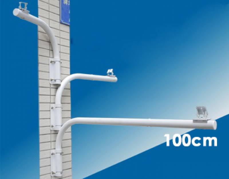 Soporte T-VISION para cámaras de monitoreo, extensión para exteriores, dirección ajustable, 100CM, Pared