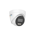 Camara IP Domo Hikvision, POE, 2.8mm, 4MP, 3D DNR, IR 30m, Smart Hybrid Light, Color Vu 3.0, Micrófono, Outdoor/Indoor, IP67, Metal y plástico