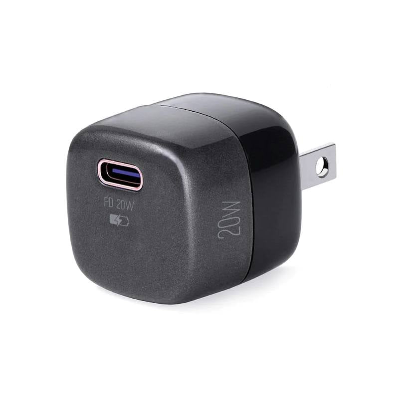 Cargador ARGOM Volta P2 Nano Pro de pared USB tipo C con carga rápida (20W), Negro