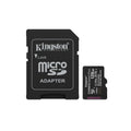 Memoria Micro SD KINGSTON 128GB Canvas Select Plus, UHS-I, U1/U3, v10/30, A1, Clase 10, lectura 150MB/s, con Adaptador