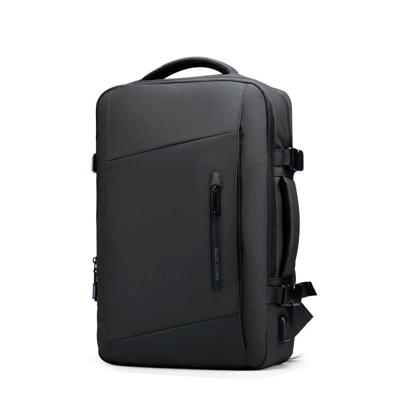 Mochila Mark Ryden MR9299-00, para laptops de hasta 17.3", Puerto USB, 46cm x 30cm x 14cm, Tela impermeable, color negro