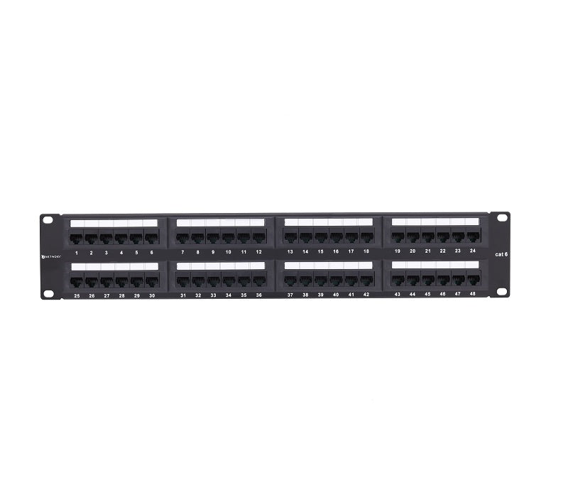 PATCH PANEL T-VISION CAT6 DE 48 PUERTOS