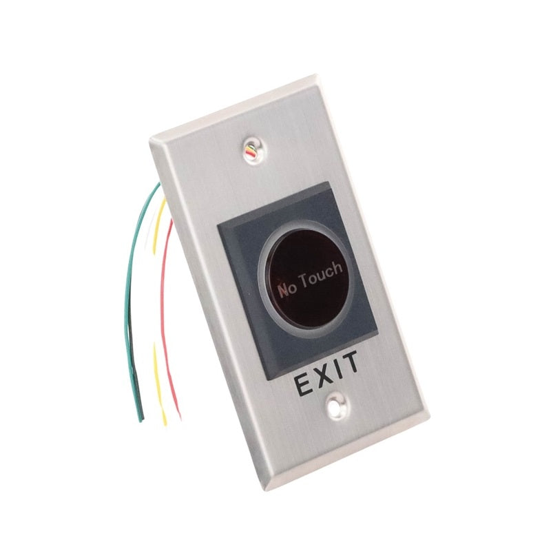 Botón de salida Hikvision DS-K7P07, para sistema de control de acceso, Con sensor infrarrojo sin contacto
