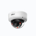 Cámara IP Domo DAHUA SDL, H.265 PoE 2.8mm, 4MP, IR30m, Led 30m, Micrófono, IP67, Plástica