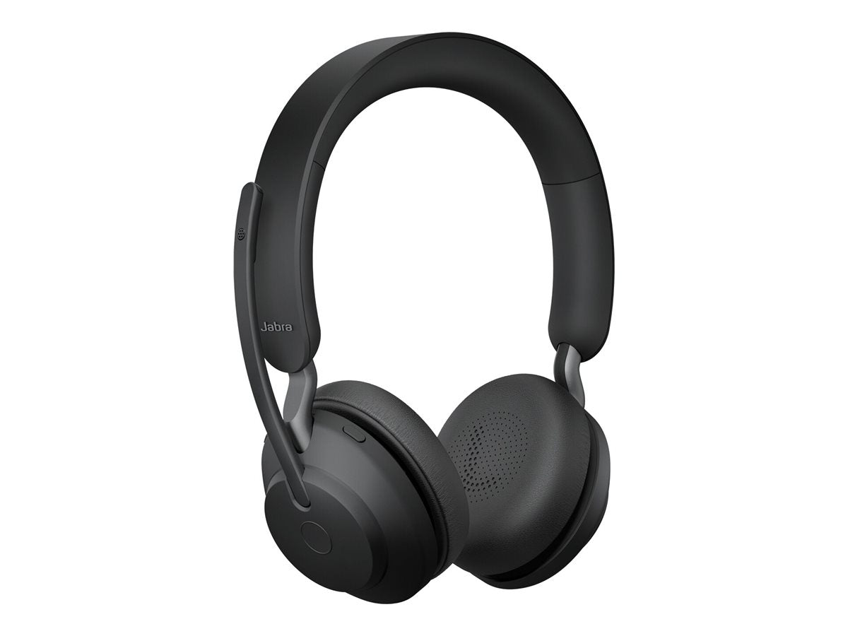 Jabra Evolve2 65 UC Stereo - Auricular - en oreja - Bluetooth - inalámbrico - USB-A - aislamiento de ruido - negro