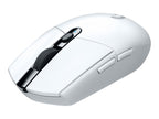 Logitech G G305 - Ratón - óptico - 6 botones - inalámbrico - 2.4 GHz - receptor inalámbrico USB - blanco