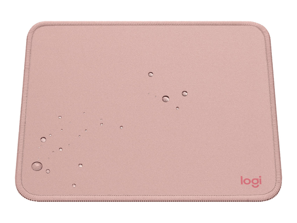 Logitech Studio Series - Alfombrilla de ratón - base de goma antideslizante, fácil deslizamiento, superficie resistente a salpicaduras - rosa oscuro