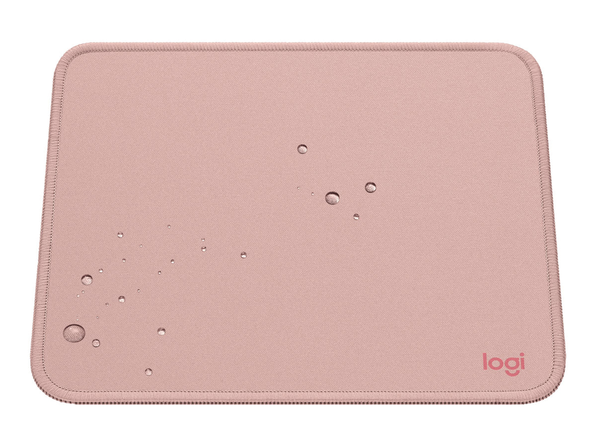 Logitech Studio Series - Alfombrilla de ratón - base de goma antideslizante, fácil deslizamiento, superficie resistente a salpicaduras - rosa oscuro