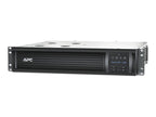 APC Smart-UPS SMT1500RM2UC - UPS (montaje en bastidor) - CA 120 V - 1 kW - 1440 VA - 1 x baterías - serial, USB - conectores de salida: 6 - 2U - negro - con APC SmartConnect - para P/N: SCL500RM1UC, SCL500RM1UNC, SMTL1000RM2UC, SMTL750RM2UC, SMX2000LVNCUS
