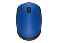 Logitech M170 - Ratón - diestro y zurdo - inalámbrico - 2.4 GHz - receptor inalámbrico USB - azul