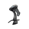 Lector de codigo de barra y QR AON, HS-250 2D, Conexión USB, con base, Negro