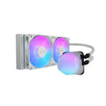 Sistema de Enfriamiento Liquido Cooler Master, 240 Elite Liquid ARGB, 240mm Dual Fan, 2100RPM, Blanco