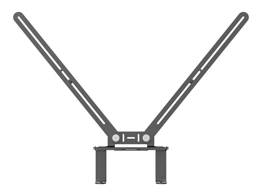 Logitech TV Mount For Video Bars - Montura para cámara - montaje debajo de pantalla, montable encima del monitor - para Logitech Rally Bar All-In-One Video Bar for Midsize Rooms; Room Solution Large