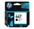 Cartucho de tinta HP Ink Advantage 667 Negro, 3YM79AL