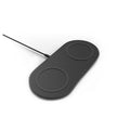 Cargador inalámbrico BELKIN Dual Pad BOOST CHARGE, 5V 2A (10W), Negro
