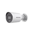 Camara Acusense IP Bullet Hikvision, POE, 2.8mm, 8MP 4K, IR 40M, Smart Hybrid Light, Micrófono, IP67, Metal