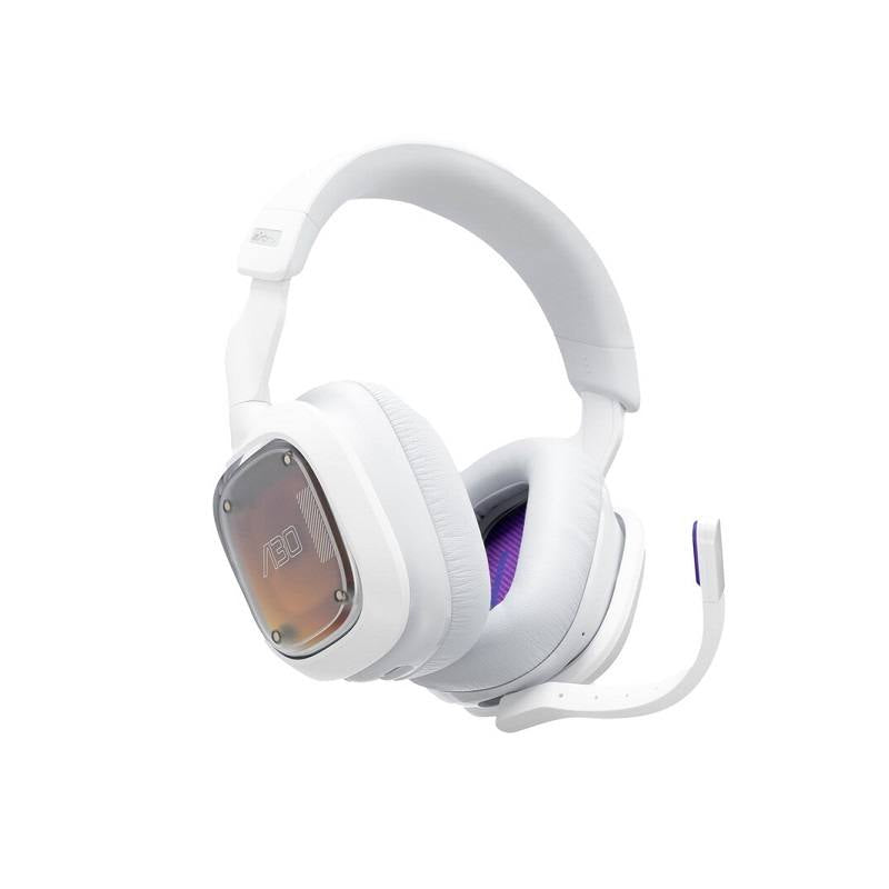 Headset Gaming Astro A30, conexión inalámbrica, Compatible con XBOX y PC, Color Blanco y Lilla