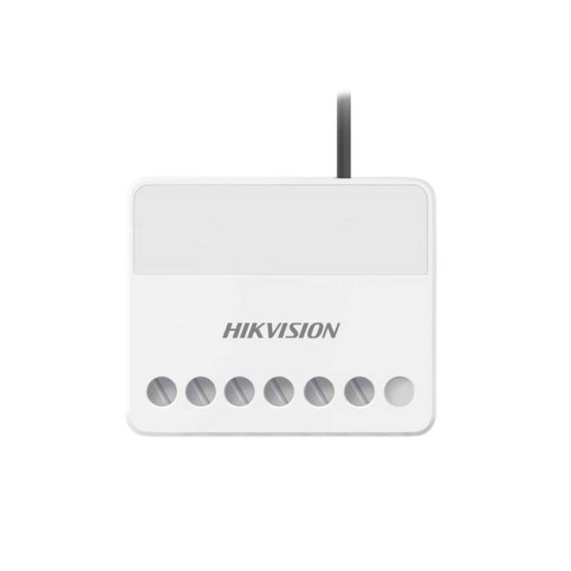 Modulo Relevador Hikvision DS-PM1-O1L-WB AX PRO Inalámbrico, 1 Entrada de Alarma 24/7, 1 Salida de Relevador 0 a 36 VCD (Max. 5 A)
