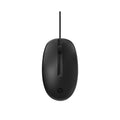 Ratón HP 125, 1200DPI, Conexión USB, color Negro