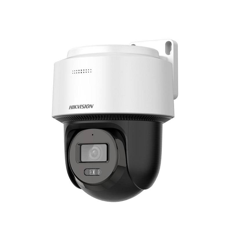 Cámara IP Mini PT Hikvision POE, 2.8mm, 4MP, Smart Hybrid-light, IR 30m, Micrófono, IP66, WDR, MSD hasta 512GB, Plástica