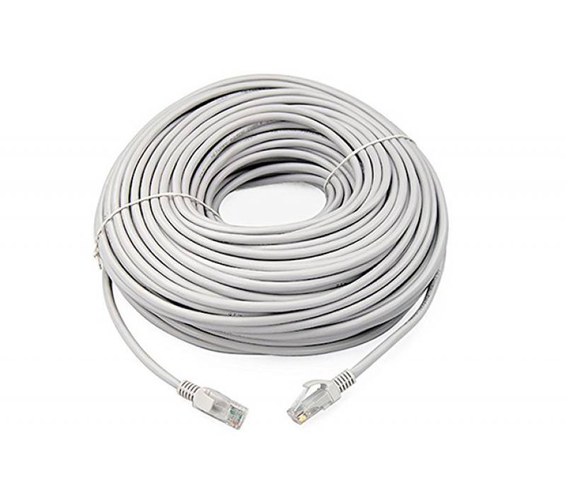 CABLE UTP CAT6 T-VISION - 30 METROS - GRIS, Pass Fluke, 7x 0.2mm