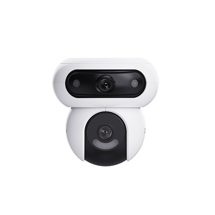 Cámara IP WiFi EZVIZ H90 Dual, 4MP 2K+, Lente 2.8mm y 6mm, visión 360°, Audio bidireccional, IR 30M, VN a color, IP65, MSD Hasta 512GB