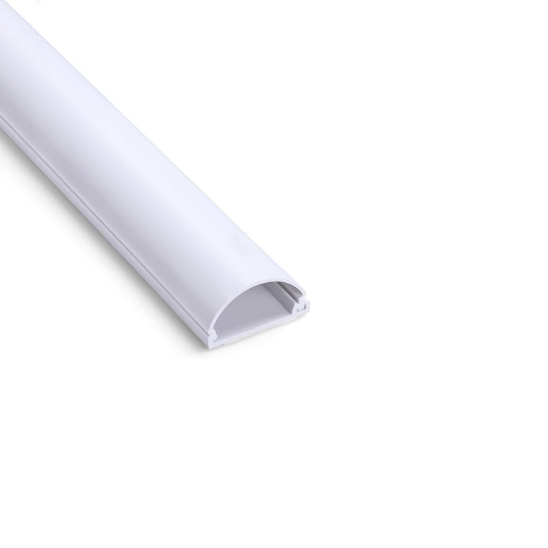 Molduras de PVC T-VISION, para Piso, 35 x10 x1.40mm, 2 Metros, Blanco hueso