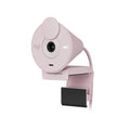 Webcam Logitech BRIO 300, Full HD 2mp, micrófono incorporado,  USB-C Plug and Play, Rosado