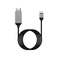 Cable USB Tipo C a HDMI, 4K x 2K, 60Hz, HDTV, 2M, Negro